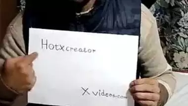 Dude advertises XXX channel with his Desi wife in verification video