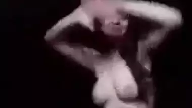 Aunty Nude dancing