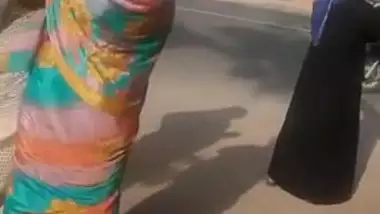 SATINSILK SAREE AUNTY