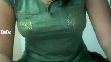 Desperate young Indian girl masturbating.