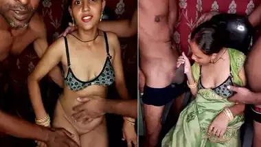 Viral porn Indian slut playing with 2 cocks