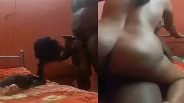 Tamil aunty porn threesome viral sex cuckold hubby