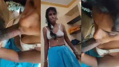 Desi Tamil wife sucks dick in an Indian blowjob porn