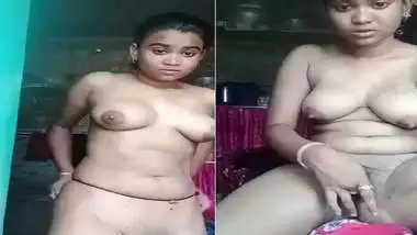 Village lonely desi girl nude fingering at home